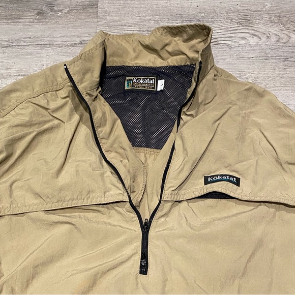 Kokatat Jacket Men’s Large Destination Paddle Wear Vented Nylon Beige Kayak - Picture 4 of 5